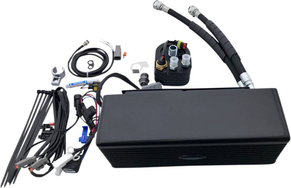 Ultracool - DY-1GSS - Oil Cooler Kit - Gloss Black - Dyna