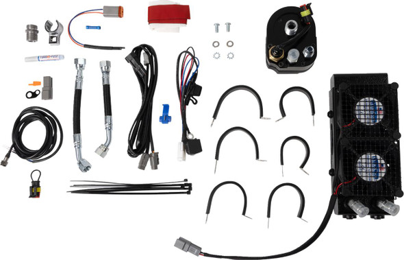 Ultracool - SMT-4NSS - Oil Cooler Kit - Naked Black - Touring/Trike
