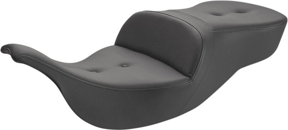 Saddlemen - 897-07-181 - Pillow-Top Roadsofa™ Seat - Black - FLH/FLT '99-'07