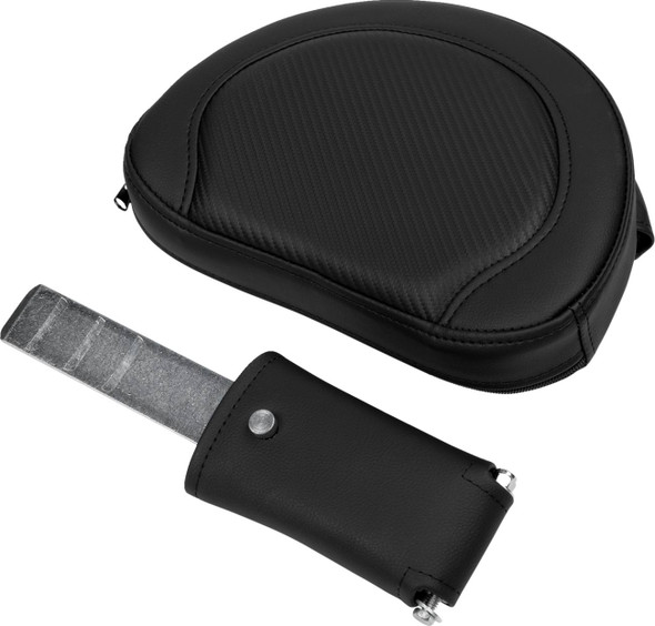 Saddlemen - 808-07B-186B0 - Roadsofa™ Extended Reach Seat - Carbon Fiber - Black Stitch - Backrest - FL '08-'24