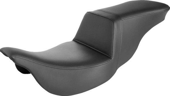 Saddlemen - 808-07B-194 - Tour Step-Up Seat - Smooth - Black - FL '08-'24