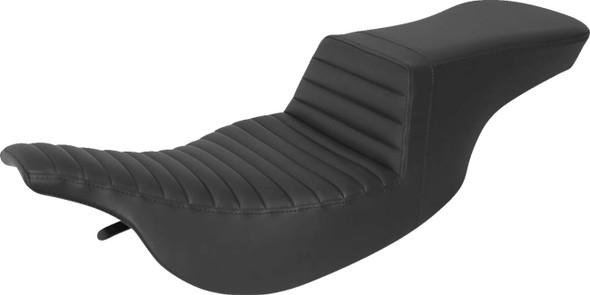 Saddlemen - 897-07-191 - Tour Step-Up Seat -Tuck-n-Roll - Black - FL '97-'07