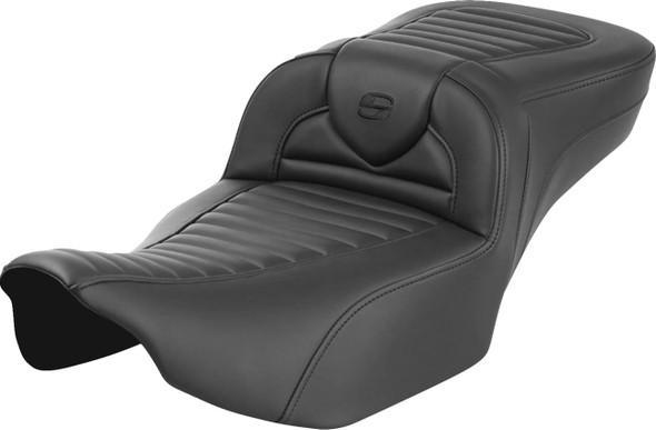 Saddlemen - 823-07-20300 - Roadsofa™ Extended Reach Seat - without Backrest - Tuck-n-Roll - FLTR/FLHX '23-'24