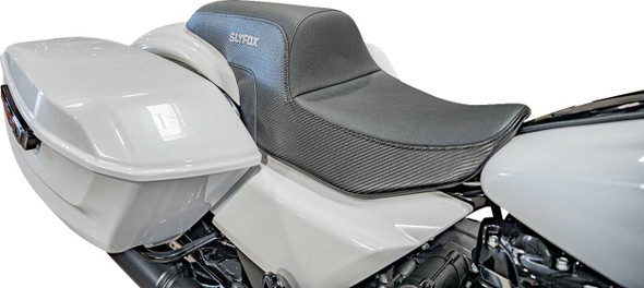 Slyfox - 4685B-Slyfox - Drifter Tour Seat - Vinyl w/ Slipstop - Gray Logo - FL '23-'24