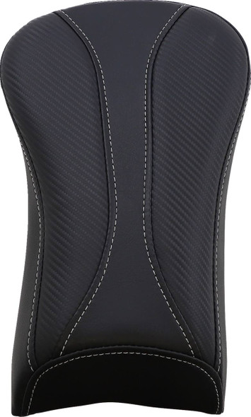 Saddlemen - 806-23-0162 - Dominator Pillion Pad - Standard Reach - Black w/ Gray Stitching