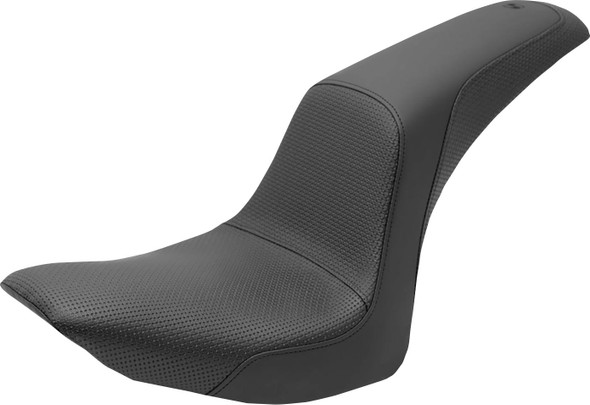 Saddlemen - 806-23-147 - Profiler™ Basket-weave Seat - Black - Softail '06-'17
