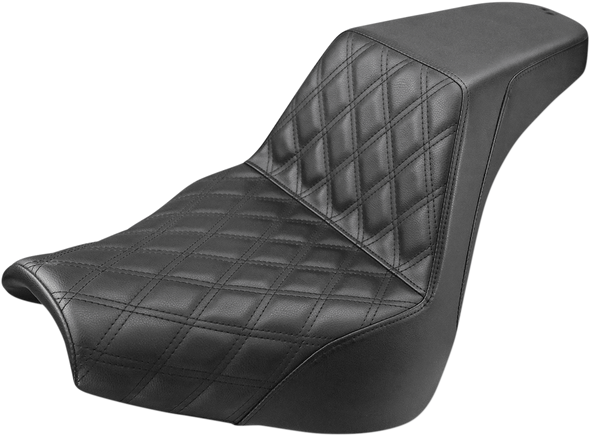 Saddlemen - 818-31-172 - Step-Up Seat - Front Lattice Stitch - Black - FXBR/S '18-'20
