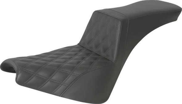 Saddlemen - 818-30-192 - Step-Up Seat - Front Lattice Stitch - Black