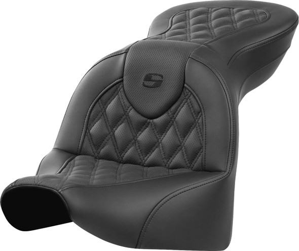 Saddlemen - 818-31-182 - Roadsofa™ Seat - without Backrest - Lattice Stitch - FXBR/S '18-'20