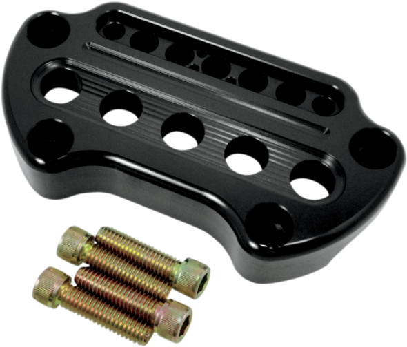 Joker Machine - Indicator Light Handlebar Clamps - Fits '06-'16 Dyna and '93-'16 XL (see description for more details)