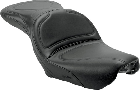 Saddlemen - 804-05-0291 - Seat - Explorer™ - Without Backrest - Stitched - Black - FXDWG '04-'05