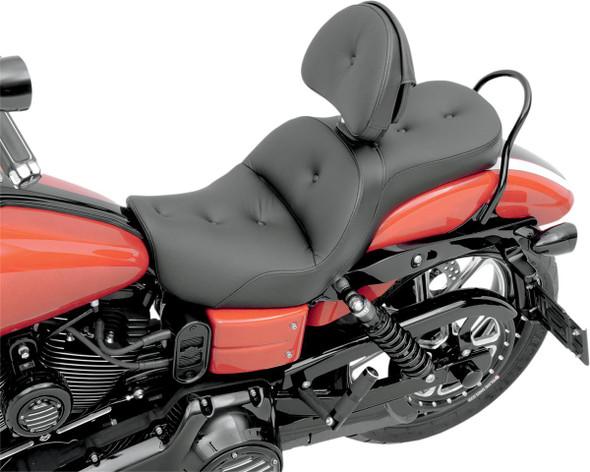 Saddlemen - 806-04-030RS - Explorer RoadSofa™ Seat - with Backrest - Dyna '06-'17