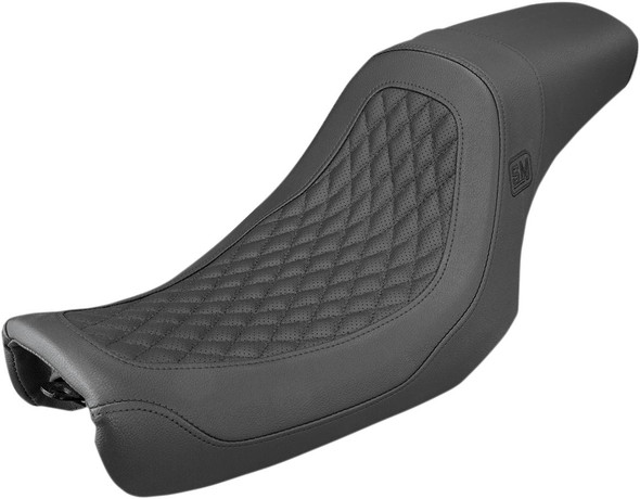 Saddlemen - SM8064DB - Speed Merchant Pro Series Seat - Black - FLD/FXD '06-'17