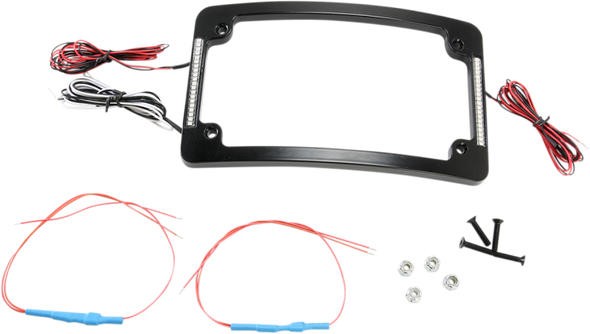 Custom Dynamics - All-in-one License Plate - Tri-Radius