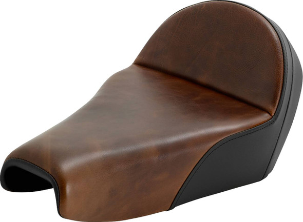 Saddlemen - 807-11B-0041 - Lariat Solo Seat - Distressed Leather - 3.3 Gal Tank - XL '04-'22