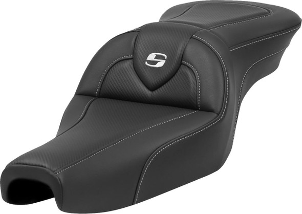 Saddlemen - 807-11-185 - Roadsofa™ Seat - without Backrest - Carbon Fiber - XL '04-'22