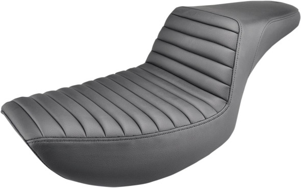 Saddlemen - 882-09-171 - Step-Up Seat - Front Tuck-n-Roll - Black - FXR