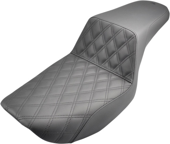 Saddlemen - 882-09-172 - Step-Up Seat - Front Lattice Stitch - Black - FXR