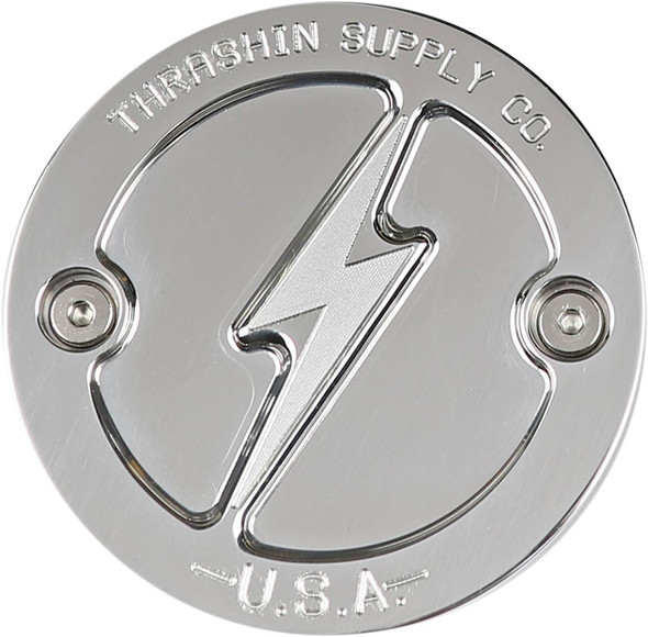 Thrashin Supply Co. - TSC-3027-2 - Points Cover - Dished - Polished - M8