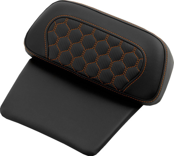 Saddlemen - 814-07C-HC-BLK - Chopped Tour Pak Pad - Honeycomb