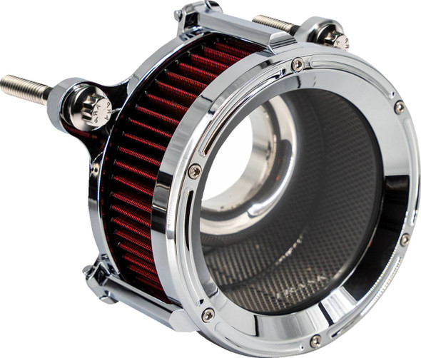Trask - Chrome Assault Charge High-Flow Air Cleaner Kit fits '24 Harley M8 Gen 2 FLHX/​FLTRX/​FLTRXSTSE, '23-'24 FLHXSE/​FLTRXSE Models
