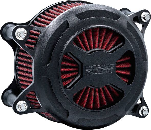 Vance & Hines - 41101 - VO2 X Air Intake Kit - Black Wrinkle