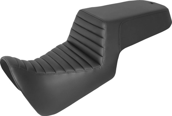 Saddlemen - 821-34-171 - Step-Up Seat - Front Tuck-n-Roll/Rear Smooth - Black