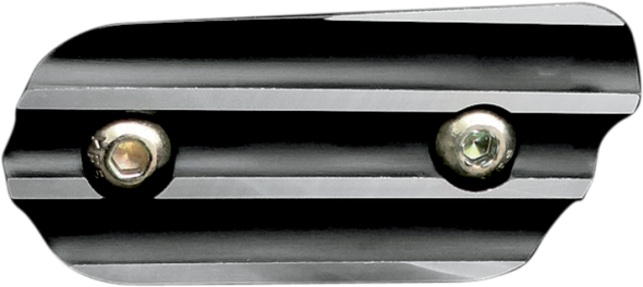 Joker Machine - Sportster Inspection Cover - Finned, Black Anodized - Fits '04-'16 XL