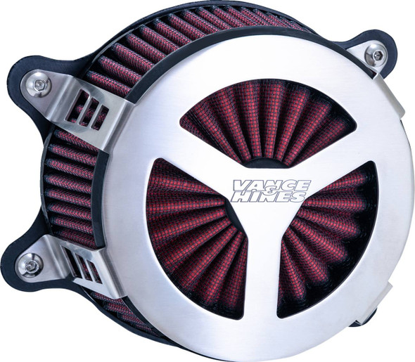 Vance & Hines - 71454 - VO2 Radiant III Air Intake - Brushed