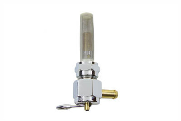 V-Twin Harley Petcock 3/8" NPT Nut - Chrome
