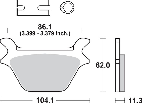 Sbs - 669H.HF - Ceramic Brake Pads