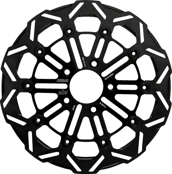 Sbs - 7143E-B - Design "D" 10-Spoke Brake Rotor