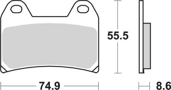 Sbs - 706HF - HF Brake Pads
