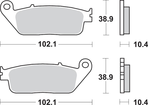 Sbs - 654LS - LS Brake Pads - ST1100 - 654LS