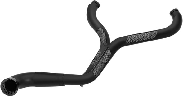 Trask - TM-5700BK - 2-into-1 Nasty Bastard Exhaust System - Black - '97-'16 FL