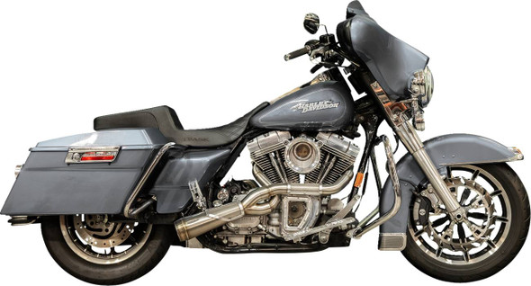 Trask - TM-5120 - 2-into-1 Big Sexy Exhaust System - Raw Stainless Steel