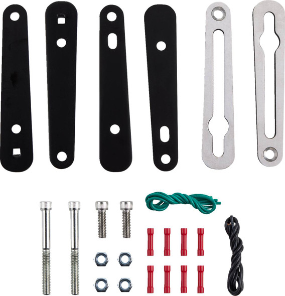 Saddlemen - 2020-0421 - Turn Signal Relocation Kit - Dyna - Black