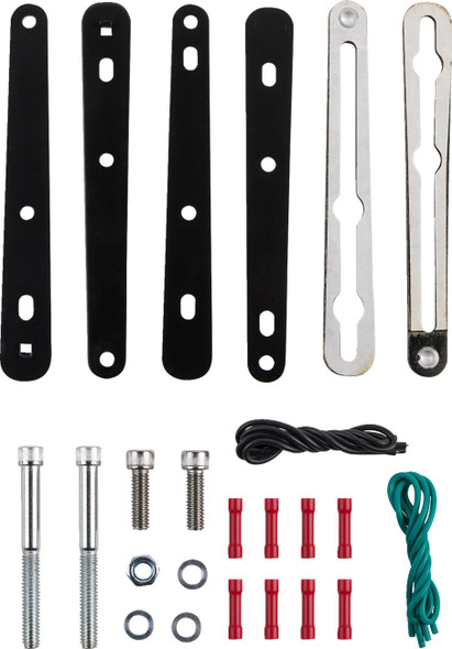 Saddlemen - 2020-0422 - Turn Signal Relocation Kit - Sportster - Black