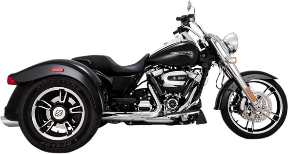 Vance & Hines - 16796 - Twin Slash Mufflers - FLRT