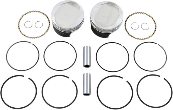 Wiseco - K0213P1 - Tracker™ Series Piston Kit - 3.508" - 883 cc Bored to 1200 cc - +0.010" - 883 XL