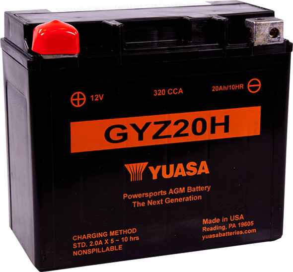 Yuasa - YUAM72RGH - AGM Battery - GYZ20H