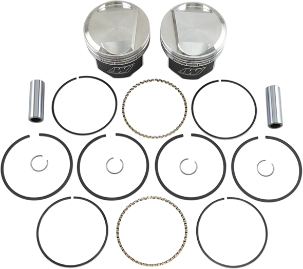Wiseco - K1668 - Piston Kit - +0.030" - Evolution Big Twin 1340 cc