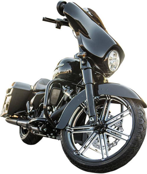 Arlen Ness - 71-523 - Rim - 7-Valve - Front - Black - 21x3.5