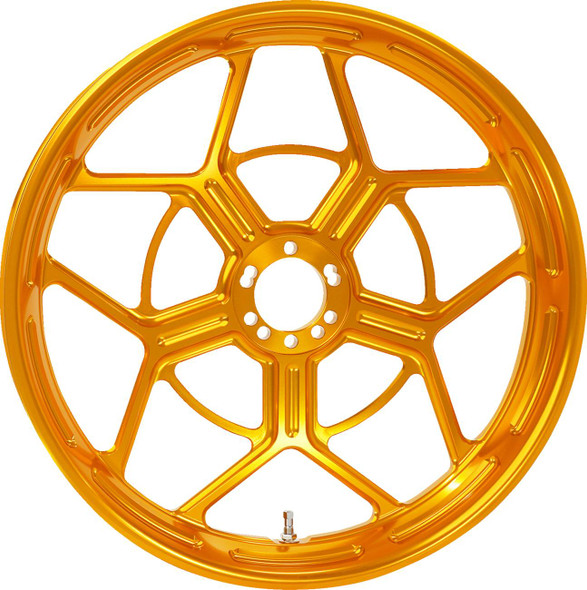 Arlen Ness - 71-585 - Wheel - Speed 5 - Forged - Gold - 21x3.5