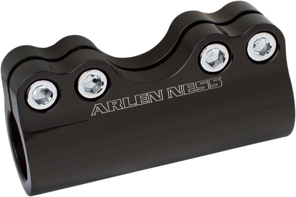 Arlen Ness - 08-052 - Modular Adjustable Handlebar Clamp - 1-1/4" - Black