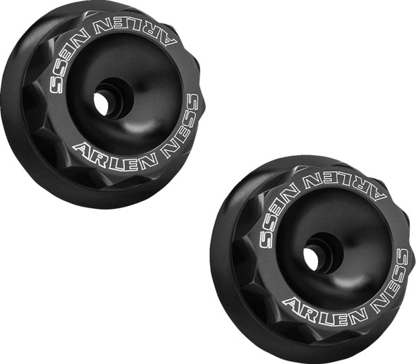 Arlen Ness - 120-040 - Fork Nut Cover - Black