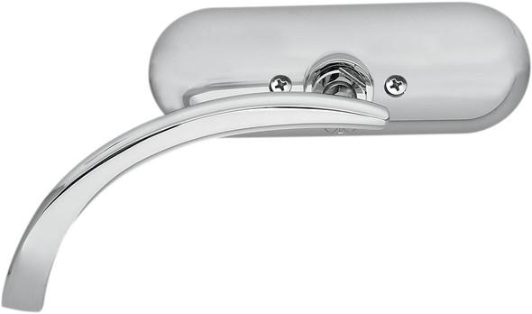 Arlen Ness - 13-406 - Mirror - Micro - Mini - Side View - Oval - Chrome - Left