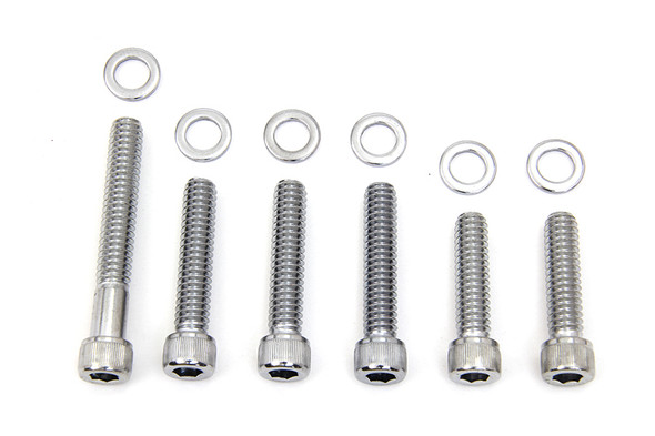 Colony - Cam Cover Allen Screws fits Harley FL, FX (see desc.) - Chrome