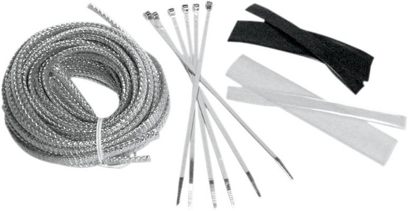 Baron - BA-8200M - Cable, Hose, and Wire Dress-Up Kit - Chrome