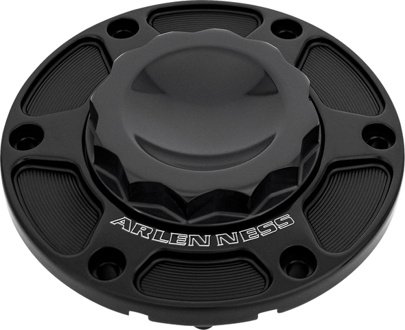 Arlen Ness - 701-013 - 12 Point Gas Cap - All Black